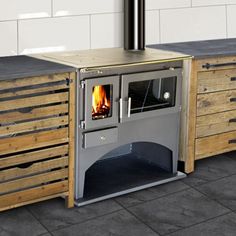 une-cuisiniere-à-bois